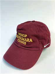 Maroon Tennis Baseball Cap