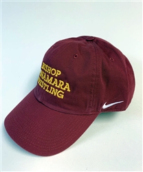 Maroon Wrestling Baseball Cap