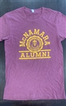 Maroon Heather Alumni Tee