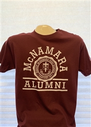 Alumni Maroon McNamara Seal T Shirt