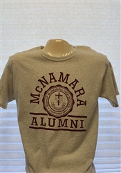 Alumni Oatmeal McNamara Seal T Shirt