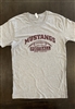 Gray and Maroon Football Tee