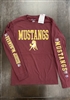 Long Sleeve Maroon Tee Shirt