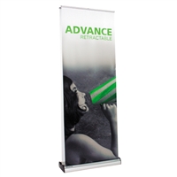 Advance Double Sided Retractable Banner Stand with Changeable Cassettes - Portable Trade Show Banner Display