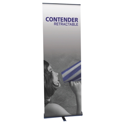 Contender Mini Retractable Banner Stand - Portable Trade Show Display