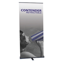 Contender Mega Retractable Banner Stand - Portable Trade Show Display