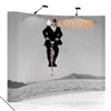 4x3 Curved Coyote Pop Up Display with Full Graphic Mural (Graphics Only)