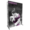 Embrace 2x3 pop up display with front dye-sub SEG graphic great for trade show back walls