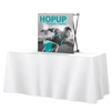 Hop Up 1x1 with Front Graphic - Portable Table Top Trade Show Display