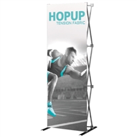 Hop Up 1x3 with Front Graphic - Trade Show & Exhibit Display