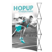 Hop Up 2x3 Curved with Front Graphic - Trade Show & Exhibit Display