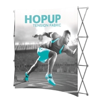 Hop Up 3x3 Curved with Front Graphic - Trade Show & Exhibit Display