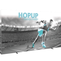 Hopup 5x3 Straight With Full Fitted Graphic - Pop Up Trade Show Display