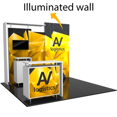 Hybrid Pro Modular 10x10 Kit 03 - Modular Trade Show Display Booth