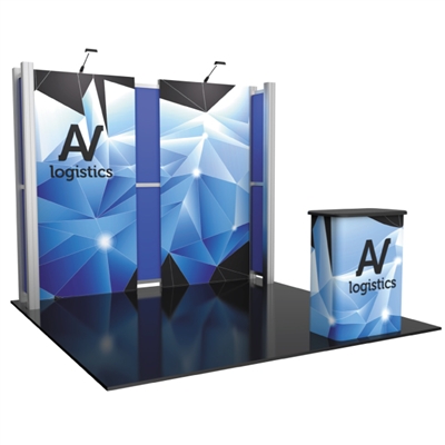 Hybrid Pro Modular 10x10 Kit 05 - Modular Trade Show Display Booth