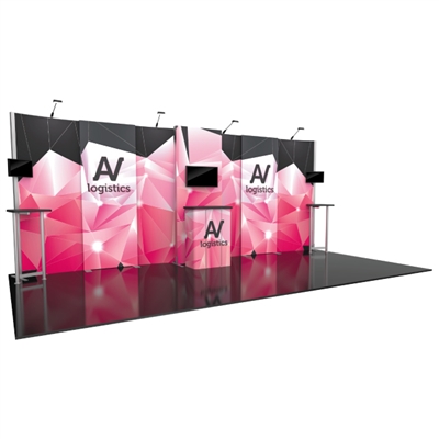 Hybrid Pro Modular 10x20 Kit 09 - Modular Trade Show Displays