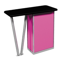 V-Leg Portable Trade Show & Exhibit Reception Counter & Podium