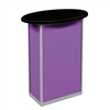 Oval Counter - Portable Trade Show Reception Counter & Podium