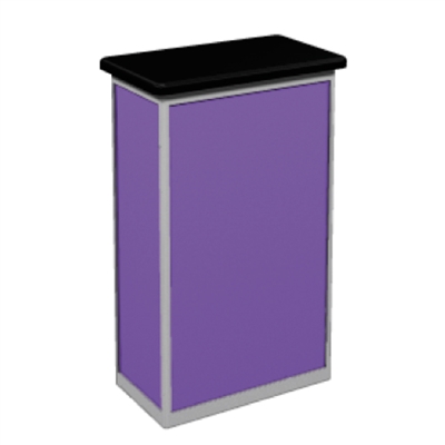 Rectangle Portable Trade Show Exhibit Reception Counter & Podium