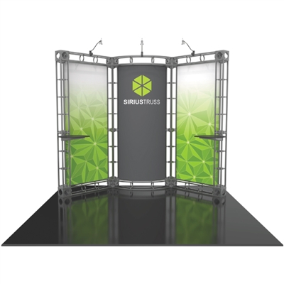 10x10 Sirius - Orbital Truss Trade Show Exhibit Display System