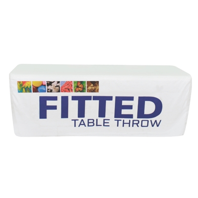 4 FT. Fitted Throw - Custom Printed Trade Show & Exhibit Table Covers