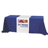 24 Inch Table Runner Economy - Custom Printed Trade Show Table Cover