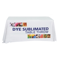 Table Throw 4 FT. Full - Custom Printed Trade Show Exhibit Table Cover