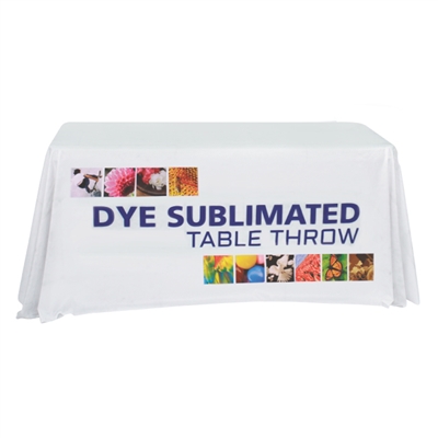 Table Throw 4 FT. Full - Custom Printed Trade Show Exhibit Table Cover