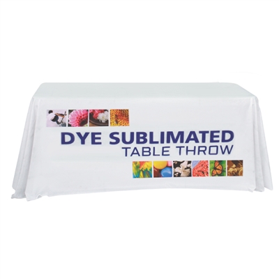 Table Throw 6 FT. Full - Custom Printed Trade Show Exhibit Table Cover