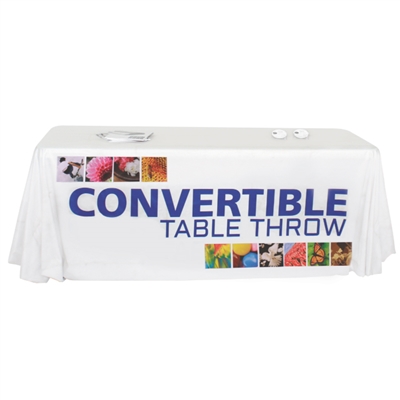 Table Throw Convertible Full - Custom Printed Trade Show Table Cover