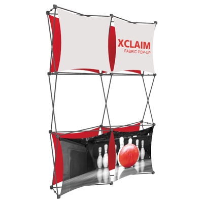 Xclaim 2x3 Kit 02 - Fabric Pop Up Portable Trade Show Display