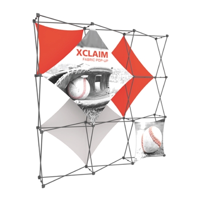 Xclaim 3x3 Kit 02 - Fabric Pop Up Portable Trade Show Display