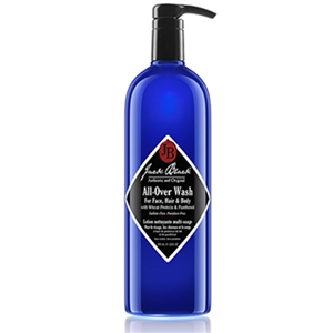 Jack Black All Over Wash for Face, Hair, and Body with Wheat Protein and Panthenol - 33 fl.oz.