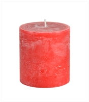 Rose and Pomegranate Scented Pillar Candle