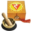 Tibetan Mini Meditation Bowl and Box: 2" Solar Plexus CHAKRA