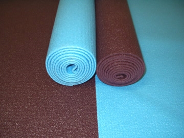 Ten Pack of TRUE BLUE Thick Yoga Sticky Mats, 4mm