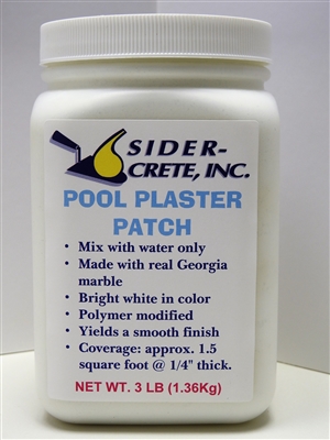 Sider Pool Plaster Patch - 3lbs