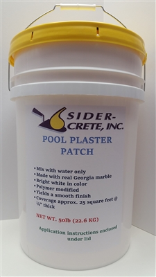Sider Pool Plaster Patch - 50lbs + 5lbs Free Bonus!