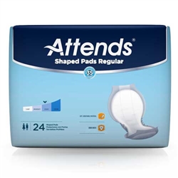 Attends Shaped Pads Regular