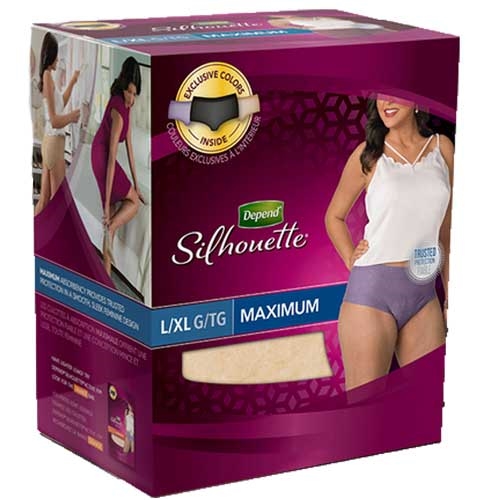 Depend Silhouette Protective Underwear for Women for Heavy Incontinence  Protection