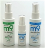 M9 Odor Eliminator Spray Room Deodorizer 2 ounce and 8 ounce spray bottles