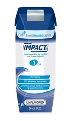 Impact 1 Cal Unflavored 250 mL container