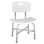 Deluxe Bariatric Shower Chair with Back Heavy Duty