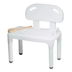 Carex Universal Transfer Bench White Platic