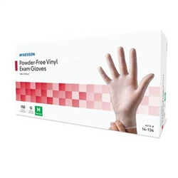 McKesson Powder Free Vinyl Exam Gloves