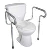 Toilet Safety Frame with Padded Arms Aluminum framed