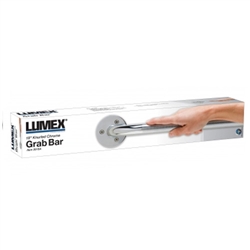 Lumex_18"_Chrome_Knurled_Grab_Bars_250-lbs_Weight-Capacity_Each
