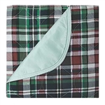 Plaid Reusable Bed Pad Underpads