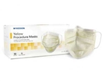 McKesson_Yellow_Pleated_Disposable_Procedure_Mask
