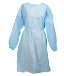 McKesson Fluid Resistant Blue Isolation Gowns